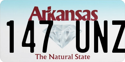 AR license plate 147UNZ