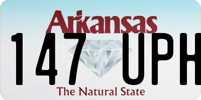 AR license plate 147UPH