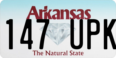 AR license plate 147UPK