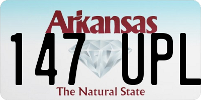 AR license plate 147UPL