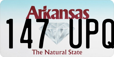 AR license plate 147UPQ