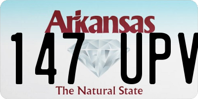 AR license plate 147UPV
