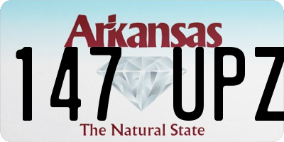 AR license plate 147UPZ