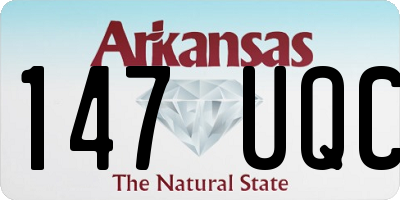 AR license plate 147UQC
