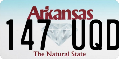 AR license plate 147UQD