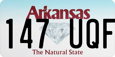 AR license plate 147UQF