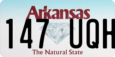 AR license plate 147UQH