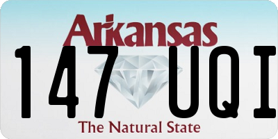 AR license plate 147UQI