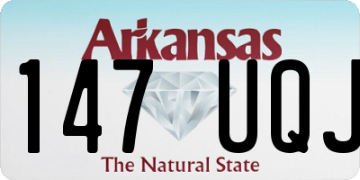 AR license plate 147UQJ
