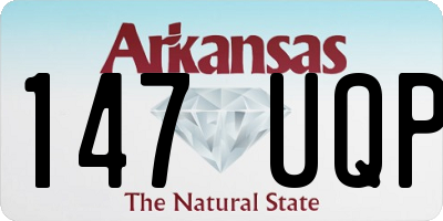 AR license plate 147UQP