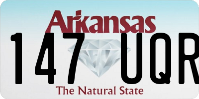 AR license plate 147UQR