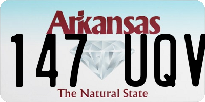 AR license plate 147UQV