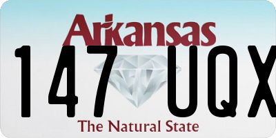 AR license plate 147UQX