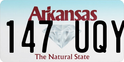 AR license plate 147UQY