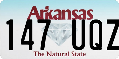 AR license plate 147UQZ