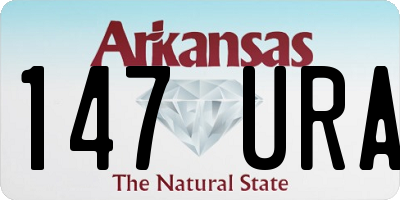 AR license plate 147URA
