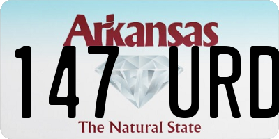 AR license plate 147URD