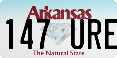 AR license plate 147URE