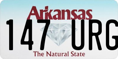 AR license plate 147URG