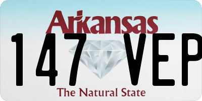 AR license plate 147VEP