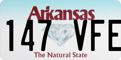 AR license plate 147VFE