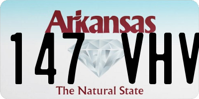 AR license plate 147VHV