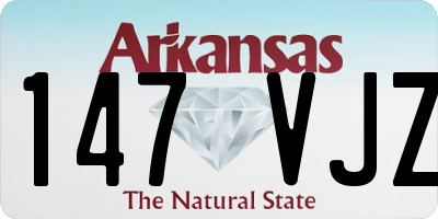 AR license plate 147VJZ
