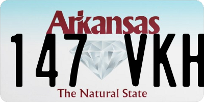 AR license plate 147VKH