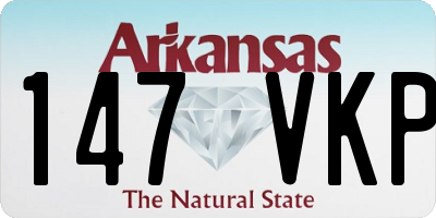 AR license plate 147VKP