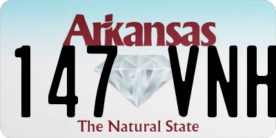 AR license plate 147VNH