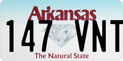 AR license plate 147VNT