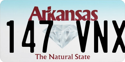AR license plate 147VNX