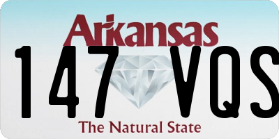 AR license plate 147VQS