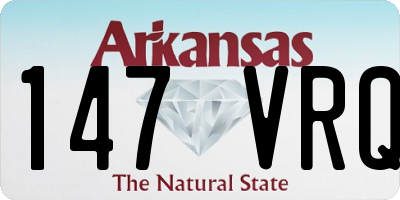 AR license plate 147VRQ