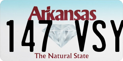 AR license plate 147VSY