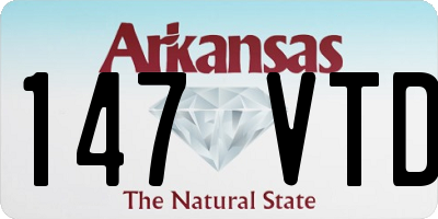 AR license plate 147VTD