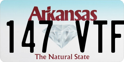 AR license plate 147VTF