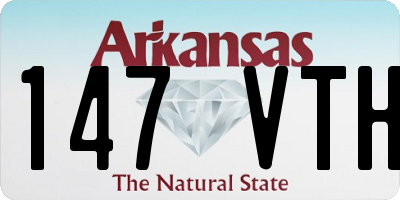 AR license plate 147VTH