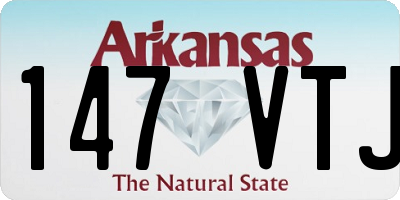 AR license plate 147VTJ