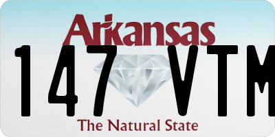 AR license plate 147VTM
