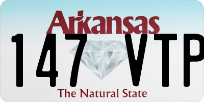 AR license plate 147VTP