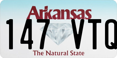 AR license plate 147VTQ