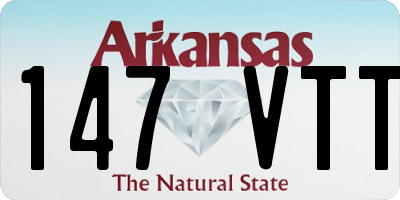 AR license plate 147VTT