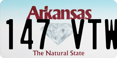 AR license plate 147VTW