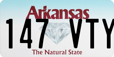 AR license plate 147VTY
