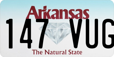 AR license plate 147VUG