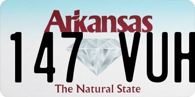 AR license plate 147VUH