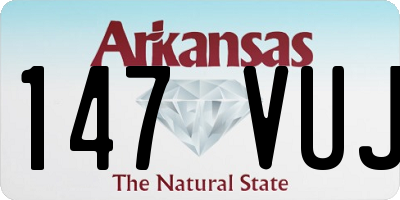 AR license plate 147VUJ