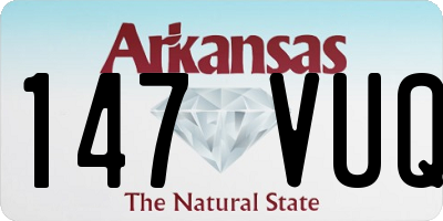 AR license plate 147VUQ