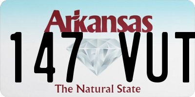 AR license plate 147VUT